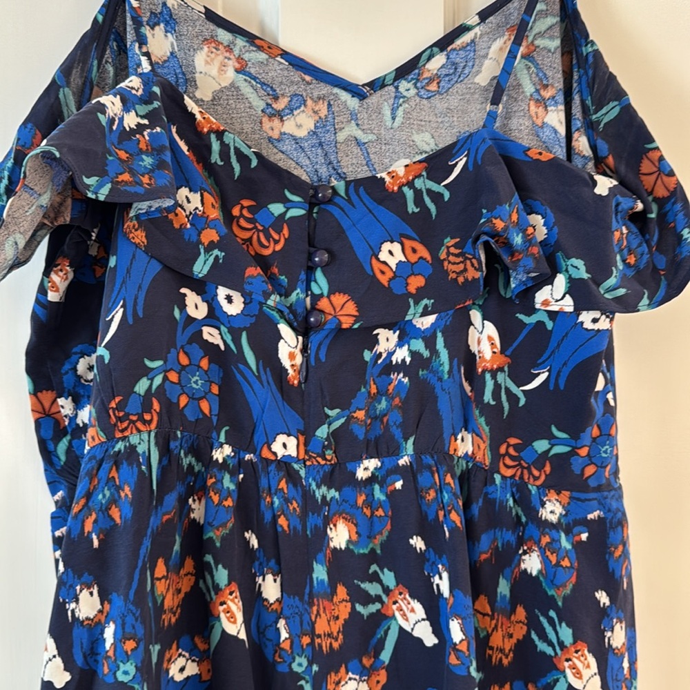 Tibi Blue Ruffled Sundress - Picture 10 of 16